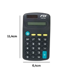 KIT 2 Calculadora De Tela Lcd De 8 Dígitos Estudantes Estacionário Ferramentas Exame Calculadora