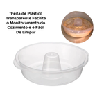 Forma De Pudim E Bolo Para Microondas De Plástico