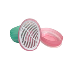 Kit 5 Saboneteiras Plásticas Com Tampa e Tela Porta Sabonete Banheiro Sortido
