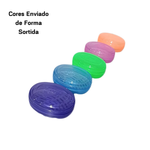 Kit 5 Saboneteiras Plásticas Com Tampa e Tela Porta Sabonete Banheiro Sortido