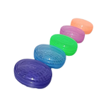 Kit 5 Saboneteiras Plásticas Com Tampa e Tela Porta Sabonete Banheiro Sortido