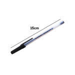 Kit Com 10 Canetas Cristal Cor Azul Preta Vermelha Para Escritorio Para Escola