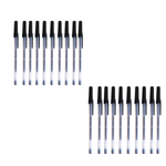 Kit 20 Canetas Esferográficas Paper Mate 1.0mm Escrita Macia Durável Azul Preta Vermelha