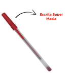 Kit 20 Canetas Esferográficas Paper Mate 1.0mm Escrita Macia Durável Azul Preta Vermelha