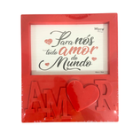 Porta Retrato 10x15 cm Amor Decorativo Para Foto Quarto Sala Presente