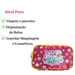 Bolsa Necessaire Dia Das Mães Feminina para Maquiagem e Cosméticos/Organizadores