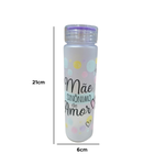 Garrafa Squeese Polipropileno Presente   Dia das Mães 500ml