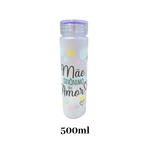 Garrafa Squeese Polipropileno Presente   Dia das Mães 500ml