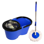 Esfregão Perfect Flash Mop Giratório Inox 360 Balde Grande 8l