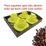 JOGO BANDEJA COM 4 PIRES ACRILICO