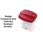 Pote Farinheiro E Açucareiro Porta Farinha Porta Açúcar Mantimentos Para Cozinha
