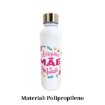 Garrafa 500ml Dia das Mães Presente Para Mãe Portátil Leve Prática