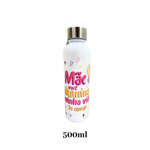 Garrafa 500ml Dia das Mães Presente Para Mãe Portátil Leve Prática