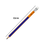 Lápis Big HB Triangular Kit 6 Unidades Com Borracha Resina