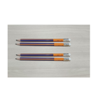 Lápis Big HB Triangular Kit 6 Unidades Com Borracha Resina