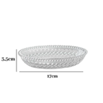 Travessa Petisqueira de Vidro Balls Pérolas 17cm - Mesa Posta Elegante