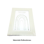 Porta-Retrato 10x15cm Poliestireno Foto Decoração Verde Azul Cinza