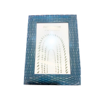 Porta-Retrato 10x15cm Poliestireno Foto Decoração Verde Azul Cinza
