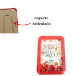 Porta Retrato 10x15cm Mãe Porta Foto Decorativo Presente Dia das Mães