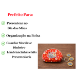 Porta Moeda Feminino Lindo Presente Perfeito Dia das Mães Pequeno e Prático