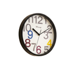 Relógio De Parede Redondo Clássico Sala Cozinha e Escritório 24,6cm Envio Rápido