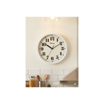 Relógio De Parede Redondo Clássico Sala Cozinha e Escritório 24,6cm Envio Rápido