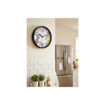 Relógio De Parede Redondo Clássico Sala Cozinha e Escritório 24,6cm Envio Rápido