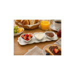 Petisqueiras Coração Cerâmica  4 Peças - Mesa Posta e Decoração