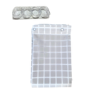 Cortina De Box Chuveiro 1,80m PVC