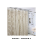 Cortina De Box Chuveiro 1,80m PVC