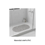 Tapete de Box 34x66cm PVC Antiderrapante Com Ventosas Seguro