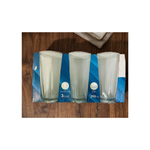 Jogo De Copos De Vidro Transparente 290ml 3pcs