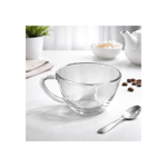 Jogo Com 3 Xícaras Em Vidro 230ml Kit 3 Canecas Para Chá Café Louças
