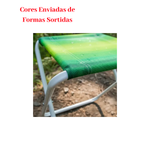 Banqueta Dobravel Pesca Camping Cores Sortidas Aço Mor Reforçada 90kg