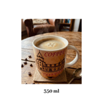 Caneca 350ml Cerâmica Para Café Chá Coffee Resistente Sortida