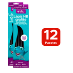 12 Caixa Lápis HB 12 Un Sem Borracha Revenda Escola