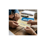 Kit 5 Talão Nota Promissória Grande 50 Folhas