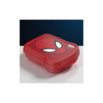 Sanduicheira de Plástico com Tampa Fixa Homem Aranha Marvel Plasutil