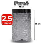 Pote Mosaico 2,5L Para Mantimentos e Organização 