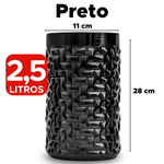 Pote Mosaico 2,5L Para Mantimentos e Organização 