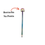 Lapis HB com Borracha Ponteira Sortido