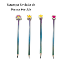 Lapis HB com Borracha Ponteira Sortido