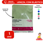 Lençol Com Elástico Microfibra Avulso De Solteiro 100% Poliéster 88cm x 1,88m x 20cm