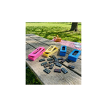Kit Com 5 Dominó De Plástico Brinquedo Para Prendas Pescaria Festa Junina
