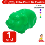 Cofre Porco De Plástico Médio Lembrancinha Plástico Infantil