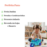 Boneca Duda Infantil a Corda Brinquedo Menina
