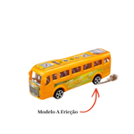 Carrinho Ônibus Infantil A Fricção City Bus Brinquedo