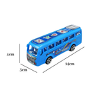 Carrinho Ônibus Infantil A Fricção City Bus Brinquedo