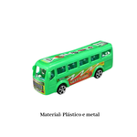 Carrinho Ônibus Infantil A Fricção City Bus Brinquedo