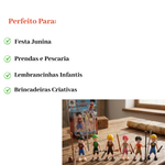 Boneco Pirata Play Box Pequeno 4 Peças
